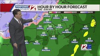 WPRI 12 Weather Now 12/4/24  Mostly Rain Ahead, But Some Snow Too