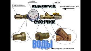 УСТАНОВКА ПЛОМБЫ  НА СЧЕТЧИК ВОДЫ