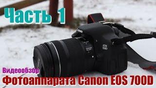 Зеркальный фотоаппарат Canon EOS 700D | Часть 1
