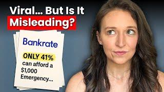 FACT CHECK: Bankrate’s “Only 41% Can Handle a $1,000 Emergency” Stat Is Wildly Misleading