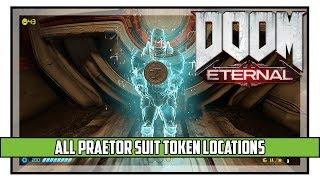 Doom Eternal All Praetor Suit Token Locations How To Upgrade Praetor Suit