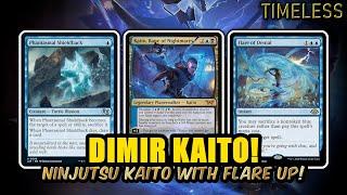 Enabling Both Kaito And Flare With 1 Mana Turtle! Dimir Kaito | Timeless BO3 Ranked | MTG Arena