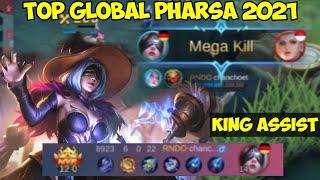 top global pharsa 2021 !! build pharsa tersakit 2021 #topglobalpharsa #pharsa  #pharsabuild #mlbb