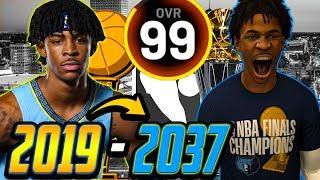 JA MORANT'S ENTIRE CAREER SIMULATION! BEST PG EVER!? NBA 2K20