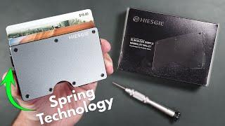 HIESGIE RFID Blocking Minimalist Metal Wallet - No other wallet has this!