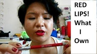 Let's Talk Red Lips! My red lip product collection