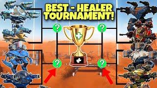  EVERY HEALER TOURNAMENT COMPARISON! WHICH HEALER IS BEST? || WAR ROBOTS WR ||