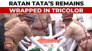 Ratan Tata's State Funeral: 24-Gun Salute, Final Rites At Worli Crematorium | Tata's Final Rites