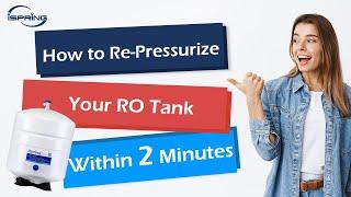 How to Pressurize Reverse Osmosis Water Storage Tank | Easy DIY Step by Step