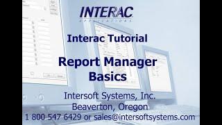 Report Manager Basics