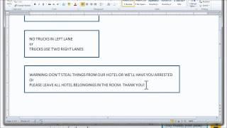 Tone in writing