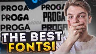 THE BEST FONTS FOR PHOTOSHOP / Best fonts for thumbnails / Fonts 2022