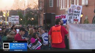 Unions rally in Maryland for worker-friendly legislation