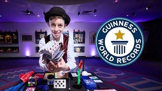 Record-breaking magician shows how YOU can break records! | GWR Young Achievers