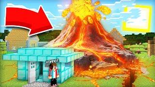 ВЫДЕРЖИТ ЛИ ЭТОТ АЛМАЗНЫЙ ДОМ ИЗВЕРЖЕНИЕ ВУЛКАНА В МАЙНКРАФТ | Компот Minecraft