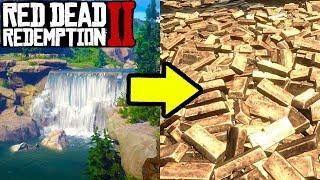 HIDDEN WATERFALL GOLD MINE! EASY MONEY IN RED DEAD REDEMPTION 2!