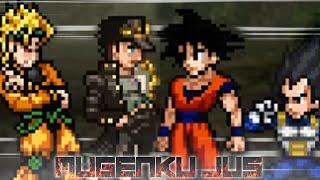 What if Jotaro & Dio fight against Goku & Vegeta?! MUGEN JUS