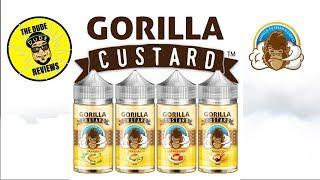 GORILLA CUSTARD E-Liquid by EnB Flavor/ Full Line E-Juice Review