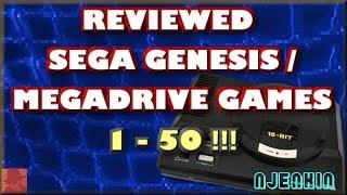 Reviewed SEGA GENESIS / MEGA DRIVE games - 1 to 50 !!! - njenkin Retro Gaming Channel