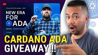 Charles Hoskinson CARDANO ADA GIVEAWAY!!! They're Cardano scams!