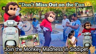 ‘’Don’t miss out on the fun || join the monkey  madness in siddipet #siddipet