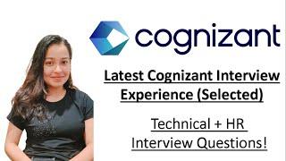 Latest Cognizant Interview Experience | Technical + HR Interview Questions | Shruti Selected 