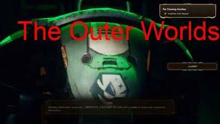 The Outer Worlds gameplay walkthrough part 9 The Cleaning Machine - Getting SAM as a Companion