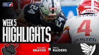 Madrid Bravos @ Tirol Raiders - Highlights | Week 5 | Season 2025