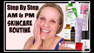 STEP BY STEP SKINCARE ROUTINE FOR ANTI-AGING Dry Skin | Morning & Evening