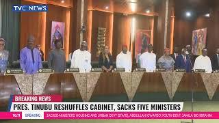 President Tinubu Reshuffles Cabinet, Dismisses Five Ministers