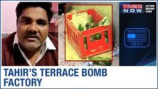 Petrol bombs and stones found at Tahir Hussain's factory terrace; is he innocent?