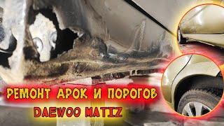 Ремонт порогов и арок Дэу Матиз. ( Daewoo Matiz )