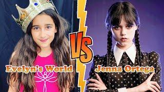 Evelyn's World VS Jenna Ortega Transformation  New Stars From Baby To 2024