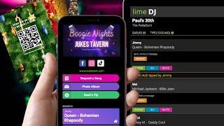 Lime DJ - DJ Song Request App - Piano Bar Requests - Solo Performer Song Requests