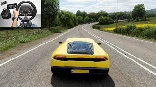 Realistic Forza Horizon 4 Driving |Lamborghini huracan | LogitechG29 gameplay