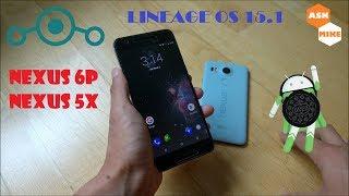 Flash Lineage OS 15.1 Google Nexus 6P Nexus 5X Android 8.1 Oreo