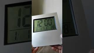 How to change time on digital wall clock