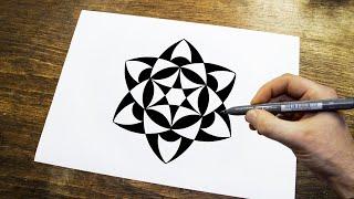 A Simple Geometric Pattern To Draw When You Are Bored