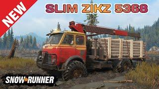 New Truck SLIM ZiKZ 5368 In SnowRunner Season 11 @TIKUS19