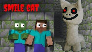 Monster School: THE SMILE CAT HORROR MOVIE - Minecraft Animation