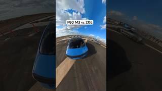F80 M3 vs Z06 #bmw #m3f80 #z06