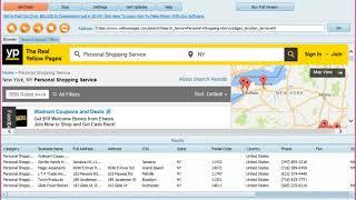 yellow Pages Online Scraping