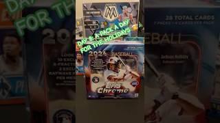 DAY 8: “A PACK A DAY FOR THE HOLIDAYS” #mlb #toppschrome #topps #toppschromeupdate