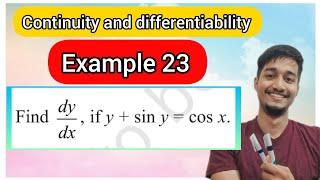 Continuity and differentiability example 23 | Example 23 chapter 5 class 12