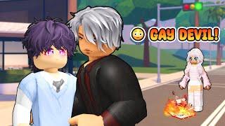 Reacting to Roblox Story | Roblox gay story ️‍| I FELL IN LOVE WITH THE DEVIL PART 2