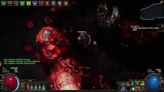 [POE 3.21] Explode Devouring Totem Pathfinder Uber Sirus | POE 3.21 追獵吞噬圖騰(自爆圖騰) Uber 賽勒斯