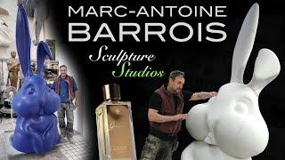 Giant Blue Bunny Rabbit for Marc-Antoine Barrois London by Sculpture Studios