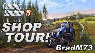 Farming Simulator 15 - Farm Shop Store Complete Tour!!!