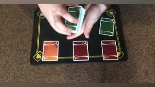 Three wrongs make a right magic card trick