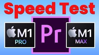 Apple M1 PRO vs M1 MAX : FANS Turned On For Adobe Premiere Export and Render Tests